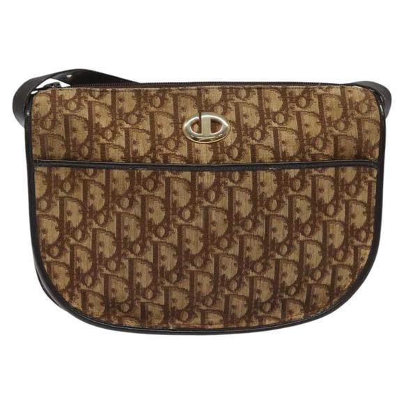 Dior Trotter Brown Canvas shoulder - Picture 1 of 10